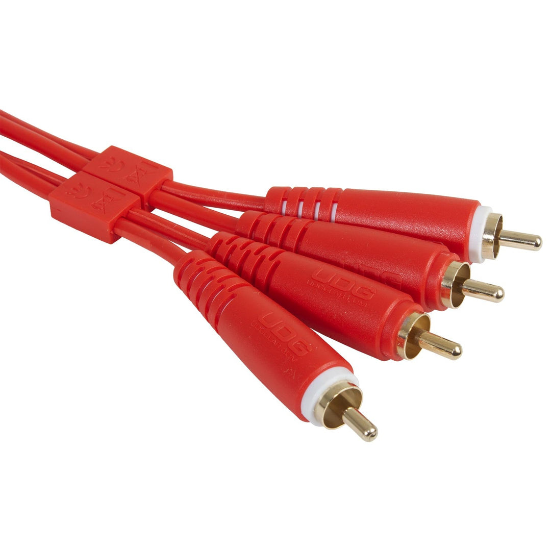 UDG Ultimate Audio-kabelsett RCA - RCA Rød Rett 3m