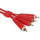 UDG Ultimate Audio-kabelsett RCA - RCA Rød Rett 1,5m
