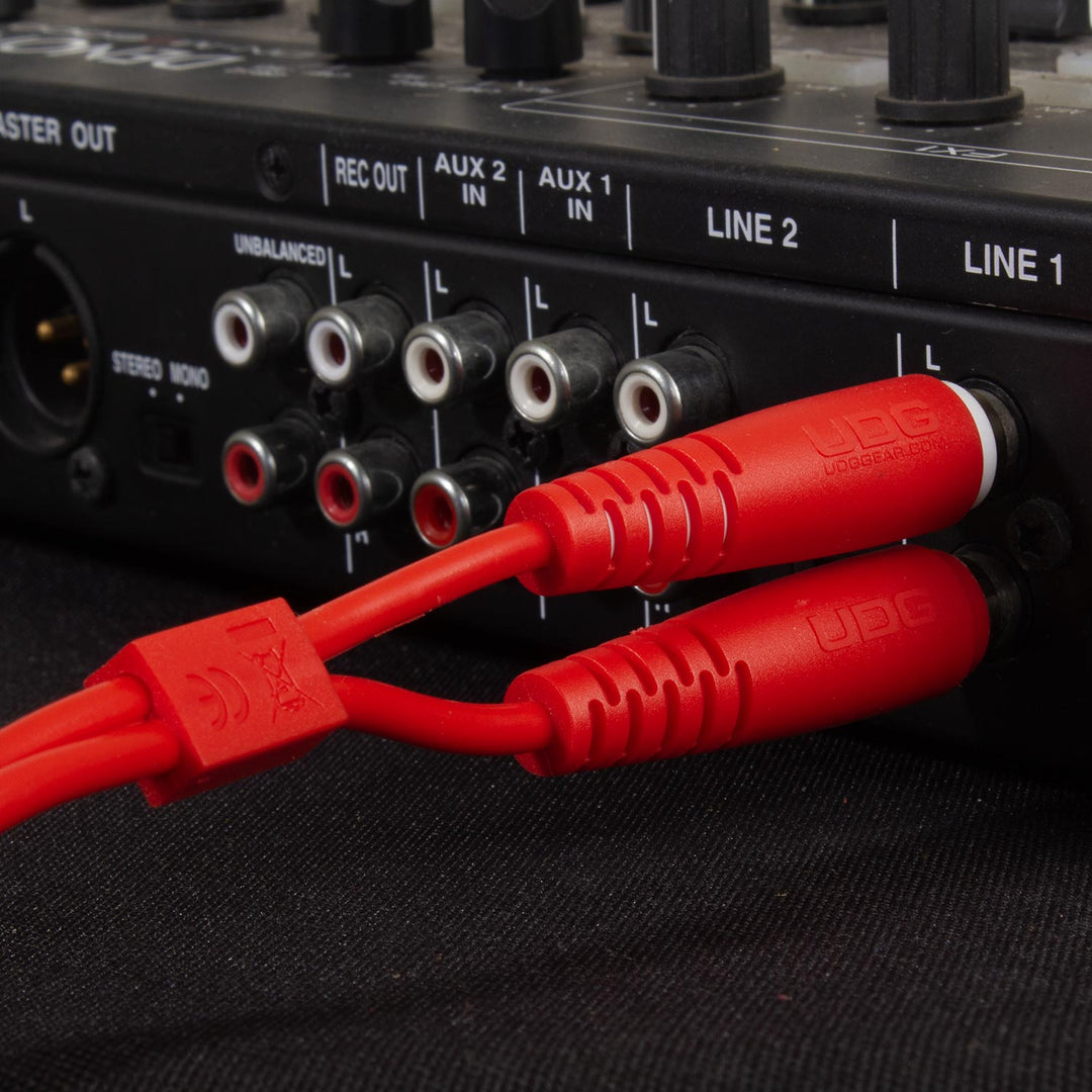 UDG Ultimate Audio-kabelsett RCA - RCA Rød Rett 1,5m