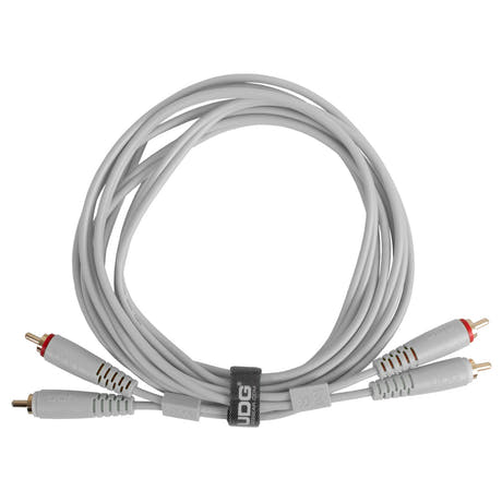 UDG Ultimate Audio-kabelsett RCA - RCA Hvit Rett 3m