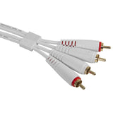 UDG Ultimate Audio-kabelsett RCA - RCA Hvit Rett 1,5m