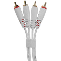 UDG Ultimate Audio-kabelsett RCA - RCA Hvit Rett 3m