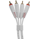 UDG Ultimate Audio-kabelsett RCA - RCA Hvit Rett 3m