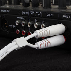 UDG Ultimate Audio-kabelsett RCA - RCA Hvit Rett 3m