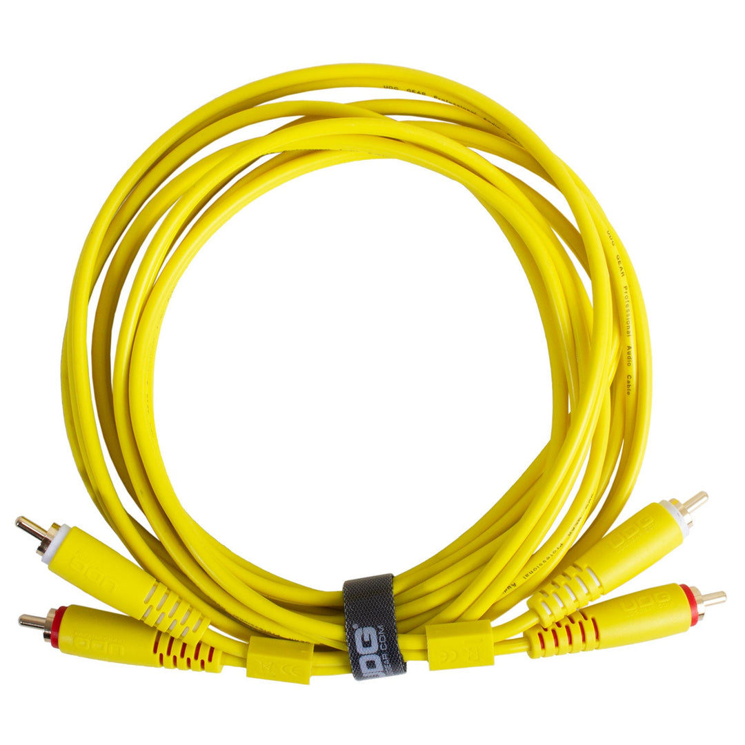 UDG Ultimate Audio-kabelsett RCA - RCA Gul Rett 1,5m