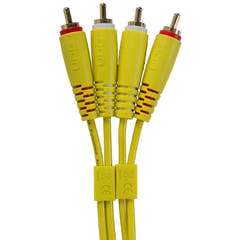 UDG Ultimate Audio-kabelsett RCA - RCA Gul Rett 3m