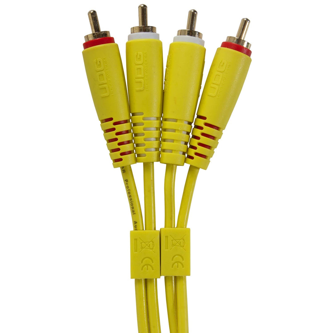 UDG Ultimate Audio-kabelsett RCA - RCA Gul Rett 3m