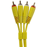 UDG Ultimate Audio-kabelsett RCA - RCA Gul Rett 1,5m