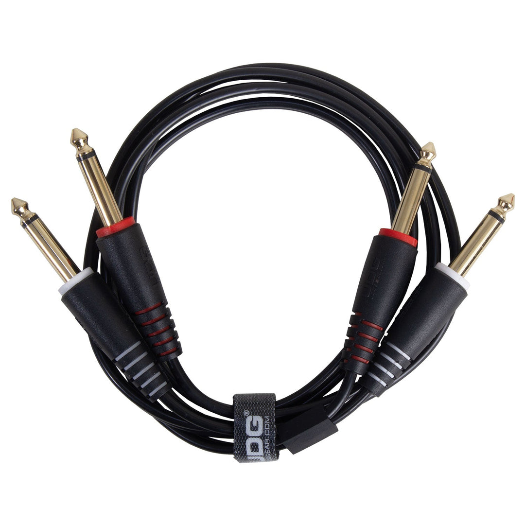 UDG Ultimate Audio Cable Set 1/4'' Jack-1/4'' Jack svart rett 3m