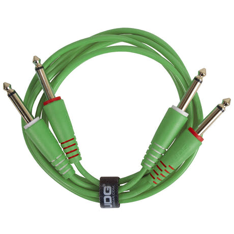 UDG Ultimate Audio Cable Set 1/4'' Jack-1/4'' Jack grønn rett 1,5m