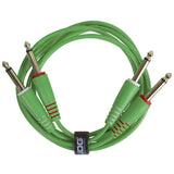 UDG Ultimate Audio Cable Set 1/4'' Jack-1/4'' Jack grønn rett 1,5m