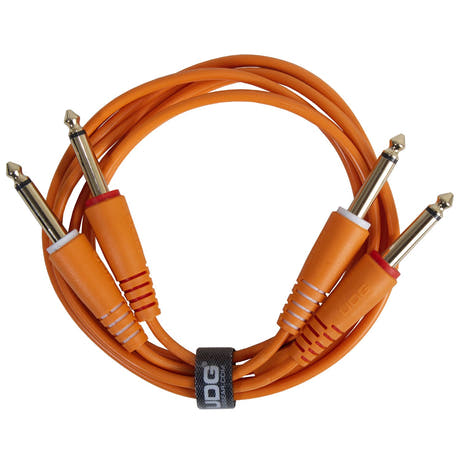 UDG Ultimate Audio Cable Set 1/4'' Jack-1/4'' Jack oransje rett 1,5m
