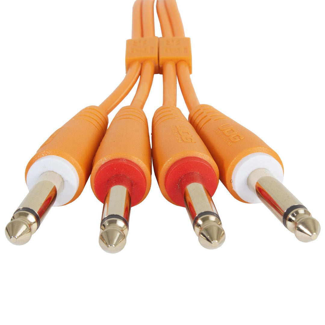 UDG Ultimate Audio Cable Set 1/4'' Jack-1/4'' Jack oransje rett 1,5m