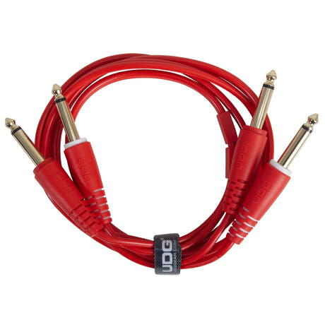 UDG Ultimate Audio Cable Set 1/4'' Jack-1/4'' Jack rød rett 1,5m