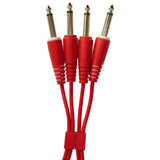 UDG Ultimate Audio Cable Set 1/4'' Jack-1/4'' Jack rød rett 3m