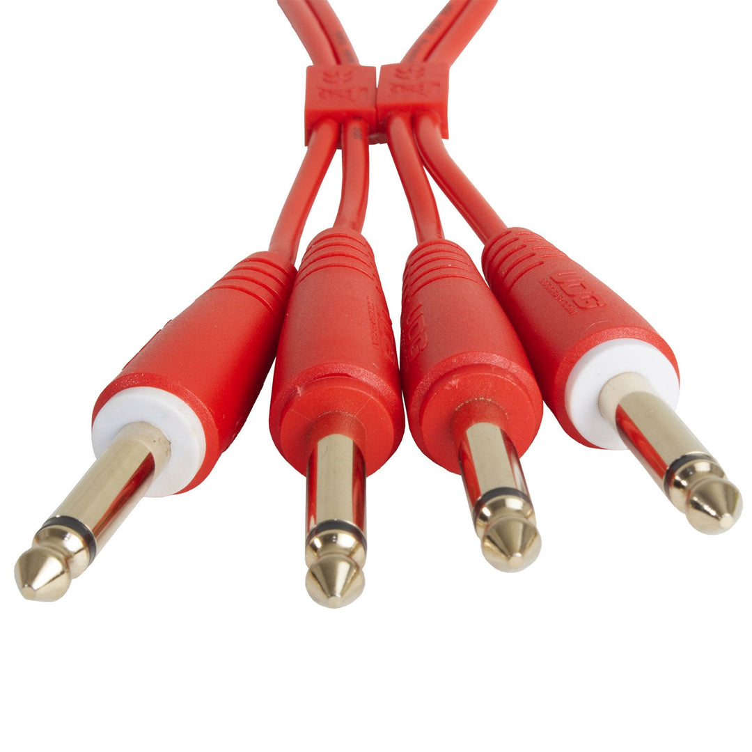 UDG Ultimate Audio Cable Set 1/4'' Jack-1/4'' Jack rød rett 3m