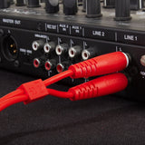 UDG Ultimate Audio Cable Set 1/4'' Jack-1/4'' Jack rød rett 3m