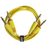 UDG Ultimate Audio Cable Set 1/4'' Jack-1/4'' Jack gul rett 3m