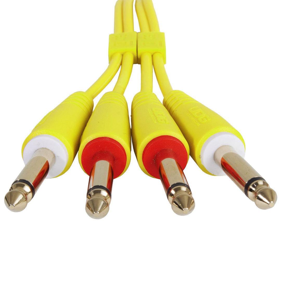 UDG Ultimate Audio Cable Set 1/4'' Jack-1/4'' Jack gul rett 3m