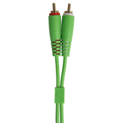 UDG Ultimate Audio-kabelsett RCA Rett-RCA Vinklet Grønn 3m