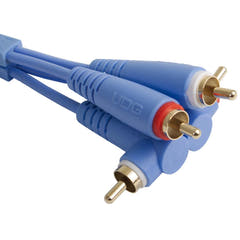 UDG Ultimate Audio-kabelsett RCA Rett-RCA Vinklet Blå 3m