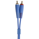 UDG Ultimate Audio-kabelsett RCA Rett-RCA Vinklet Blå 3m