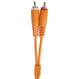 UDG Ultimate Audio Cable Set RCA rett-RCA vinklet oransje 3m