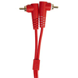 UDG Ultimate Audio-kabelsett RCA Rett-RCA Vinklet Rød 3m
