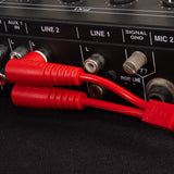 UDG Ultimate Audio-kabelsett RCA Rett-RCA Vinklet Rød 3m
