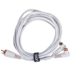 UDG Ultimate Audio-kabelsett RCA Rett-RCA Vinklet Hvit 3m