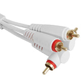 UDG Ultimate Audio-kabelsett RCA Rett-RCA Vinklet Hvit 3m