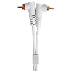 UDG Ultimate Audio-kabelsett RCA Rett-RCA Vinklet Hvit 3m