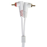 UDG Ultimate Audio-kabelsett RCA Rett-RCA Vinklet Hvit 3m