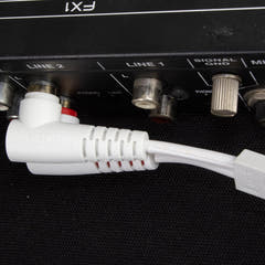 UDG Ultimate Audio-kabelsett RCA Rett-RCA Vinklet Hvit 3m