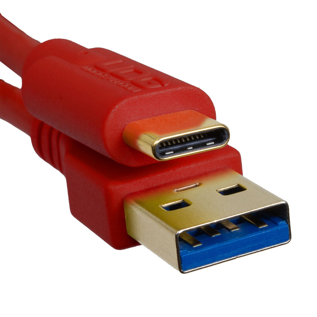 UDG Ultimate Cable USB 3.2 C-A Rød Rett 1,5m