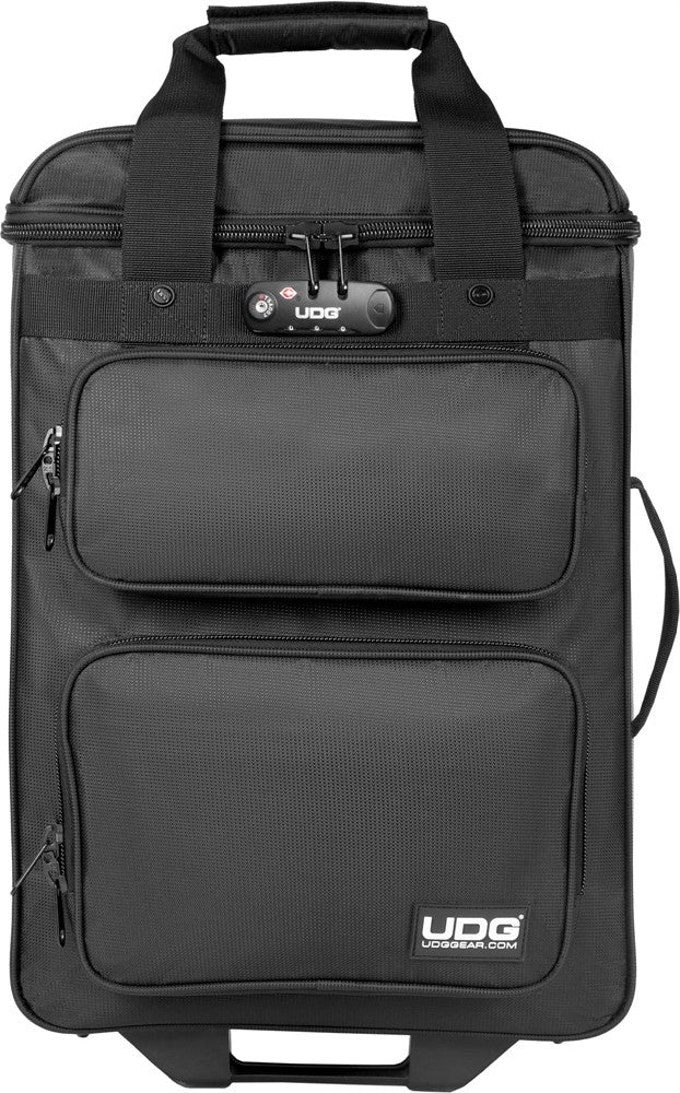 UDG Ultimate produsent-ryggsekk med trillefunksjon Deluxe svart Orange