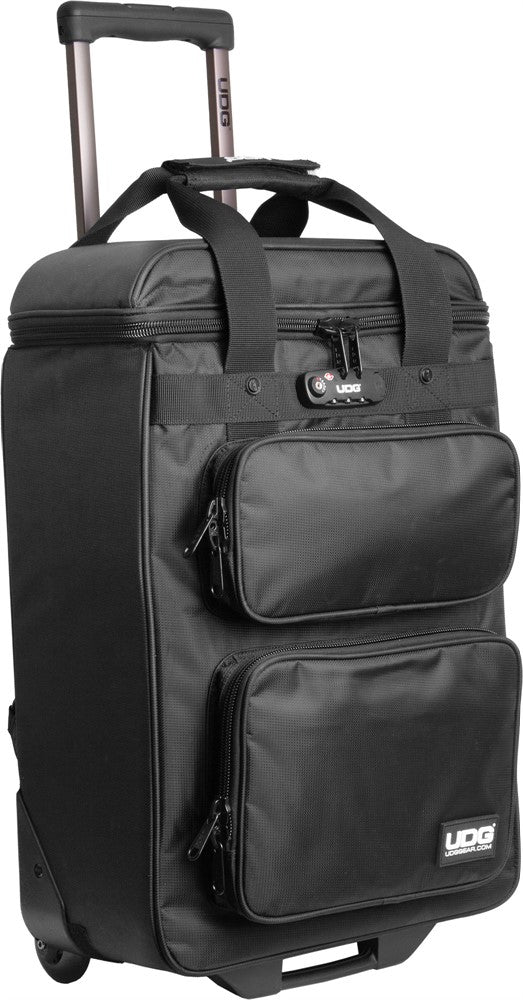 UDG Ultimate produsent-ryggsekk med trillefunksjon Deluxe svart Orange