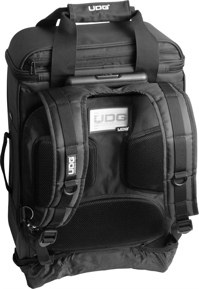 UDG Ultimate produsent-ryggsekk med trillefunksjon Deluxe svart Orange