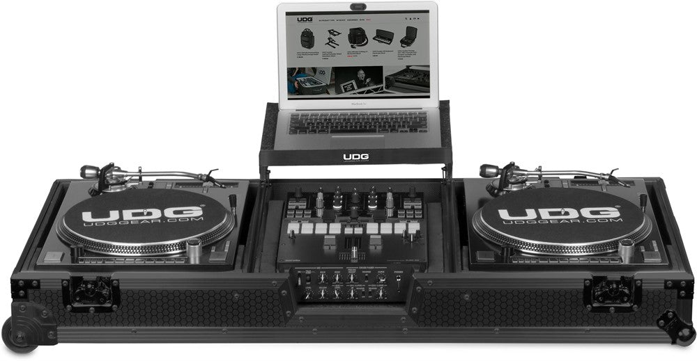 UDG Ultimate Flightcase Set Multi Format Turntable/Mixer Blk Plus