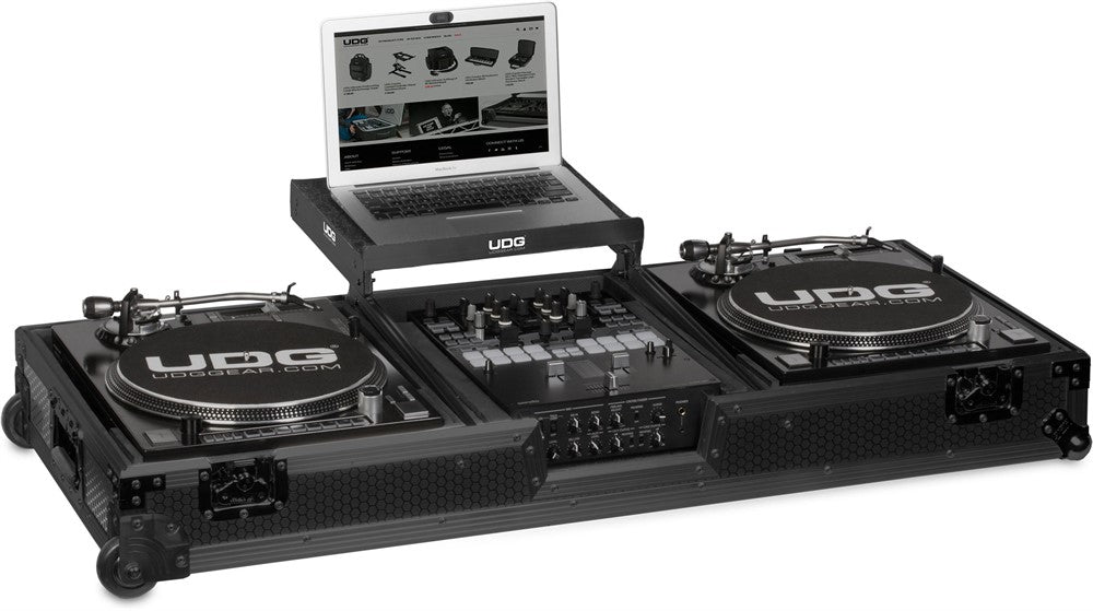 UDG Ultimate Flightcase Set Multi Format Turntable/Mixer Blk Plus