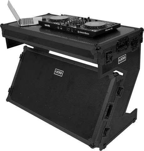 UDG Ultimate flightkoffert Portable Z-Style DJ Table svart Plus (hjul)