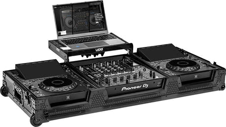 UDG Ultimate flightkoffert Set AlphaTheta CDJ-3000X/DJM-A9 svart Plus (L&W)
