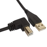 UDG Ultimate Audio-kabel USB 2.0 A-B Svart Vinklet 3m