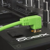 UDG Ultimate Audio-kabel USB 2.0 A-B Grønn Vinklet 3m