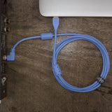 UDG Ultimate Audio-kabel USB 2.0 A-B Blå Vinklet 3m