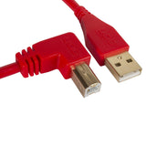 UDG Ultimate Audio Cable USB 2.0 A-B Rød Vinklet 1m