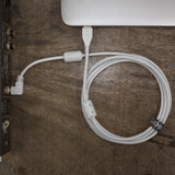 UDG Ultimate Audio-kabel USB 2.0 A-B Hvit Vinklet 1m