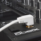 UDG Ultimate Audio-kabel USB 2.0 A-B Hvit Vinklet 1m