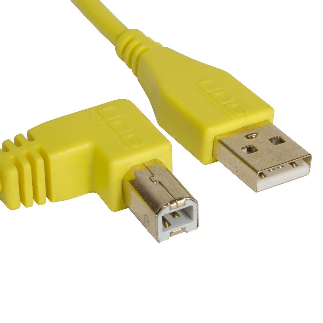 UDG Ultimate Audio Cable USB 2.0 A-B Gul Vinklet 1m