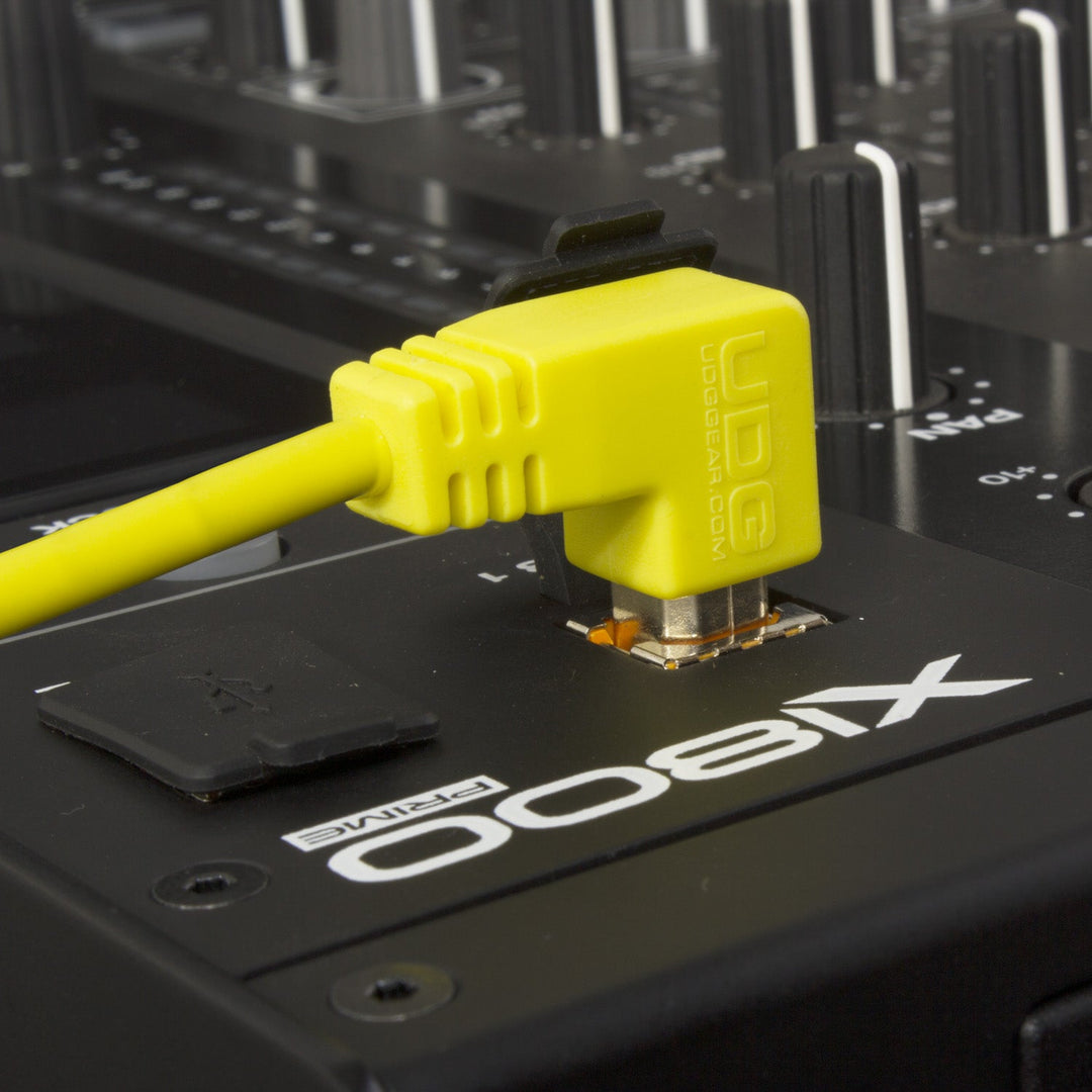 UDG Ultimate Audio Cable USB 2.0 A-B Gul Vinklet 1m